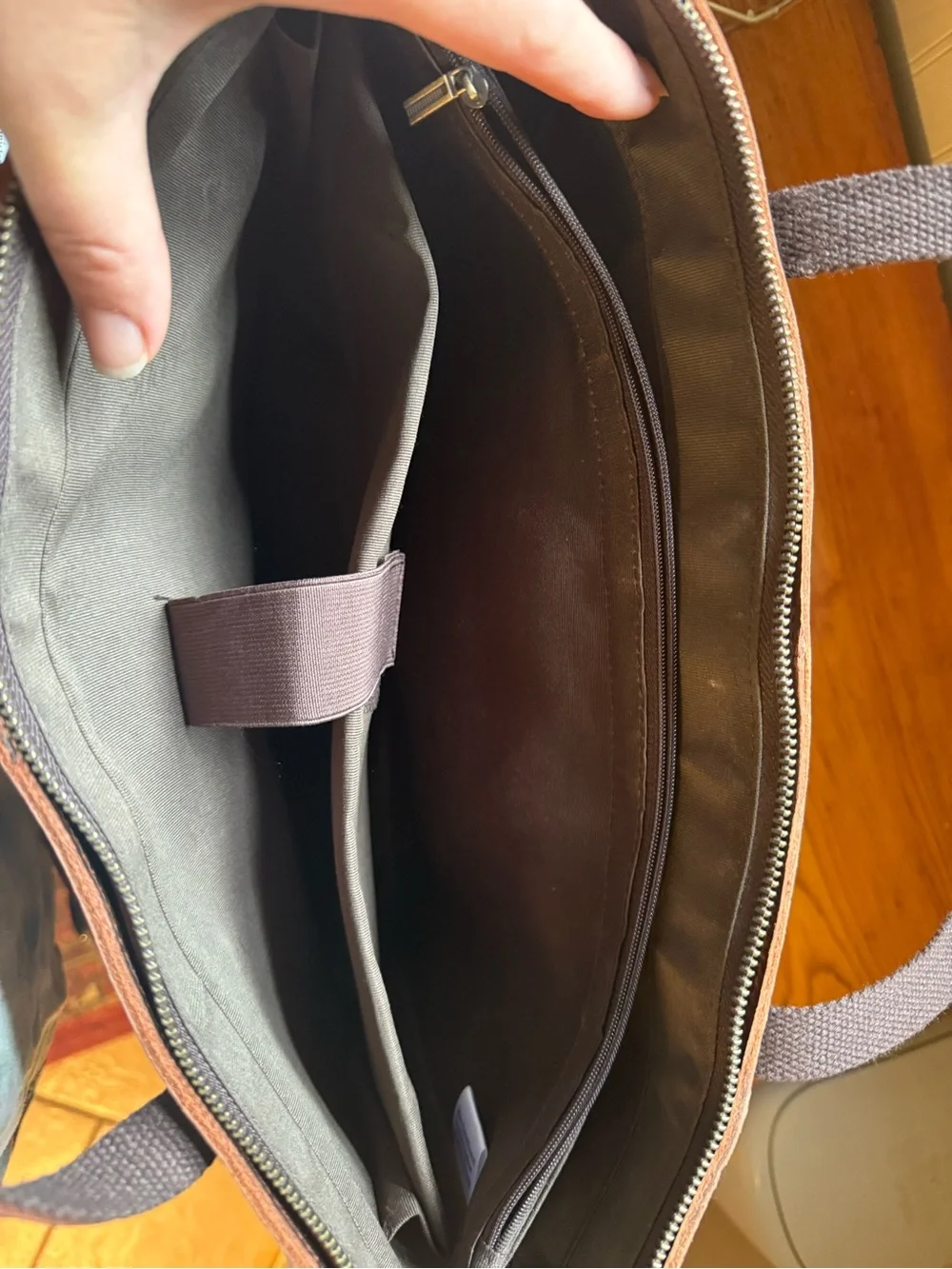 S-ZONE Vintage Satchel Tote Bag